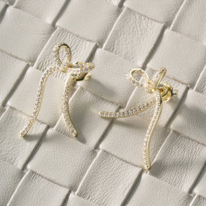 Golden Bow Earrings ✨