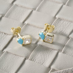 Turquoise Cala Studs ✨