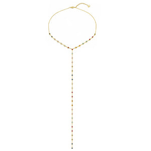 Rainbow Glow Lariat ✨