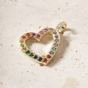 Prisma Heart Charm ✨