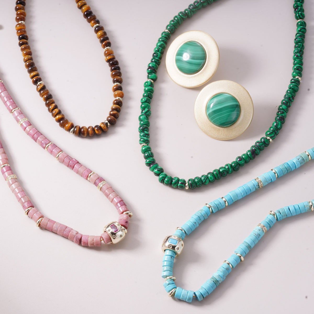 Gemstone necklaces