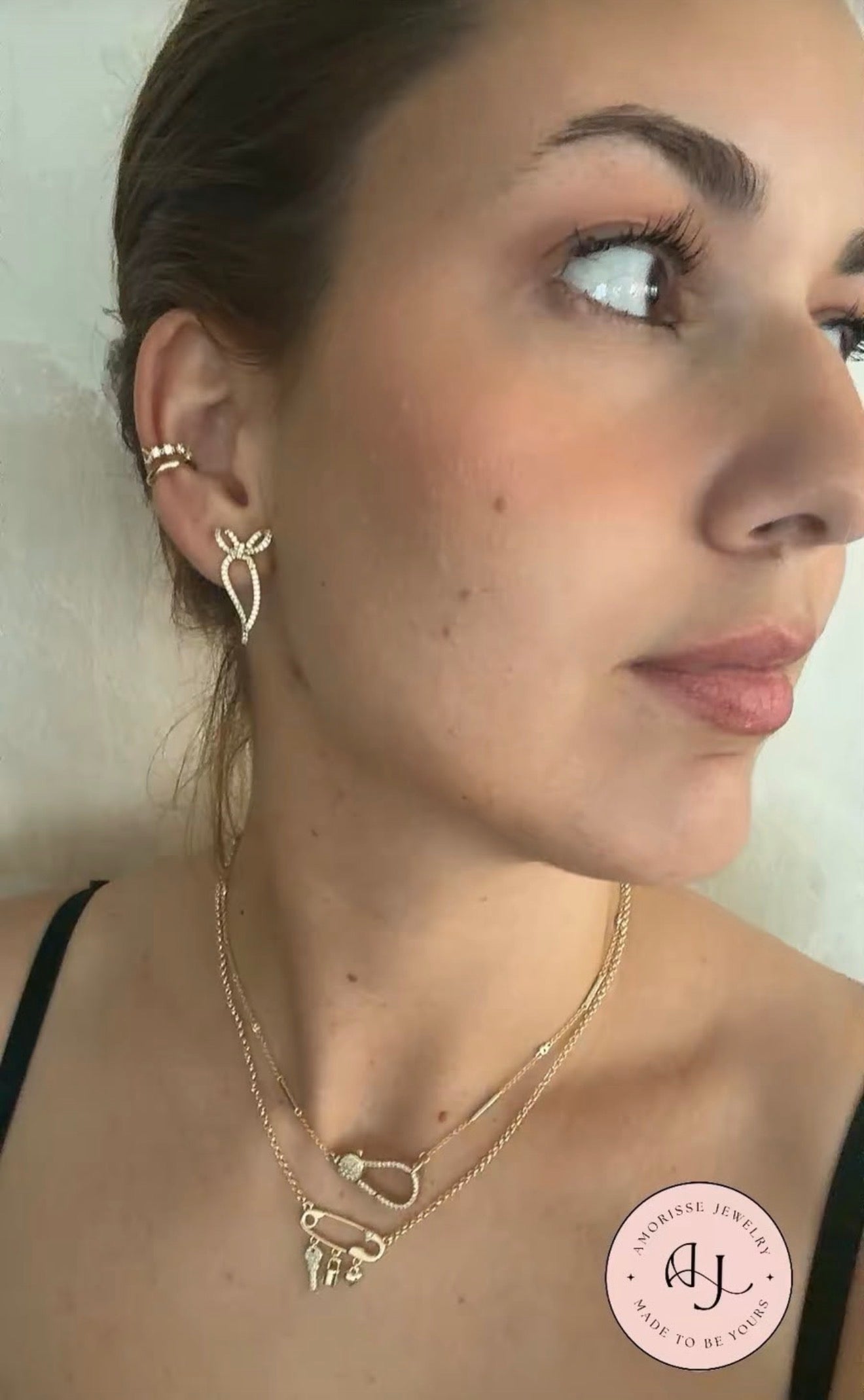 Golden Bow Earrings ✨