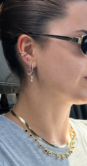 Ruby Petal Earrings ✨