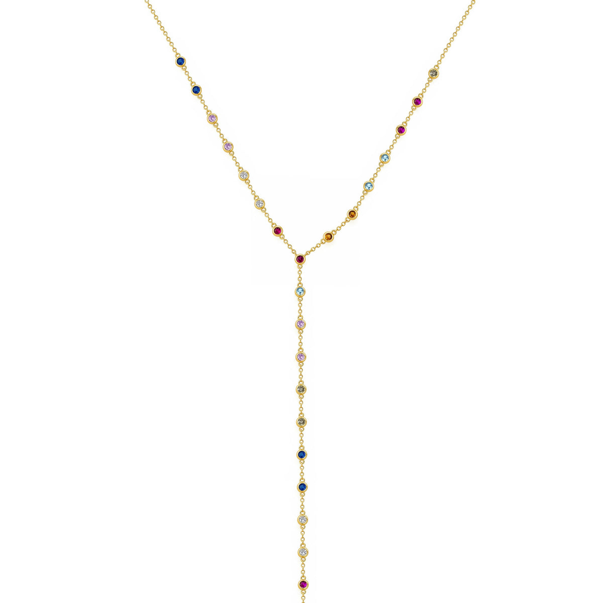 Rainbow Glow Lariat ✨