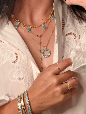 Nova Turquoise Hearth Chain ✨