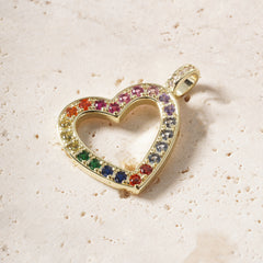 Prisma Heart Charm ✨