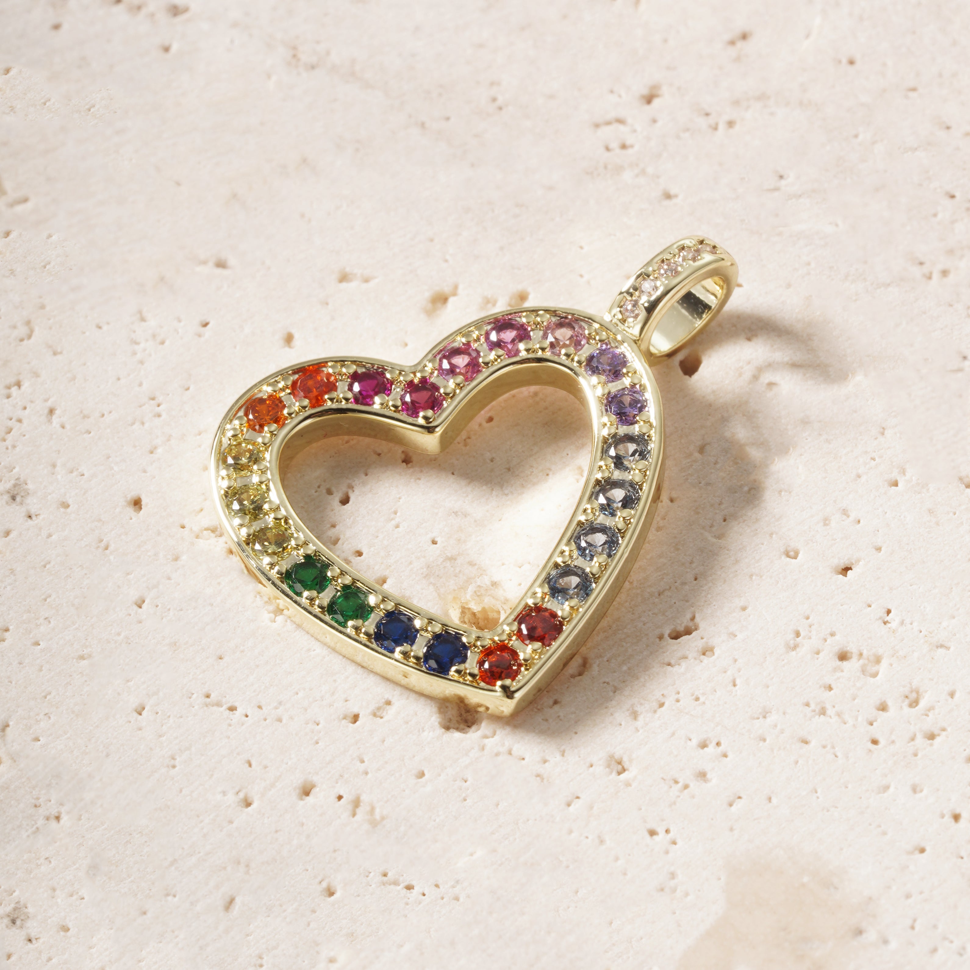 Prisma Heart Charm ✨