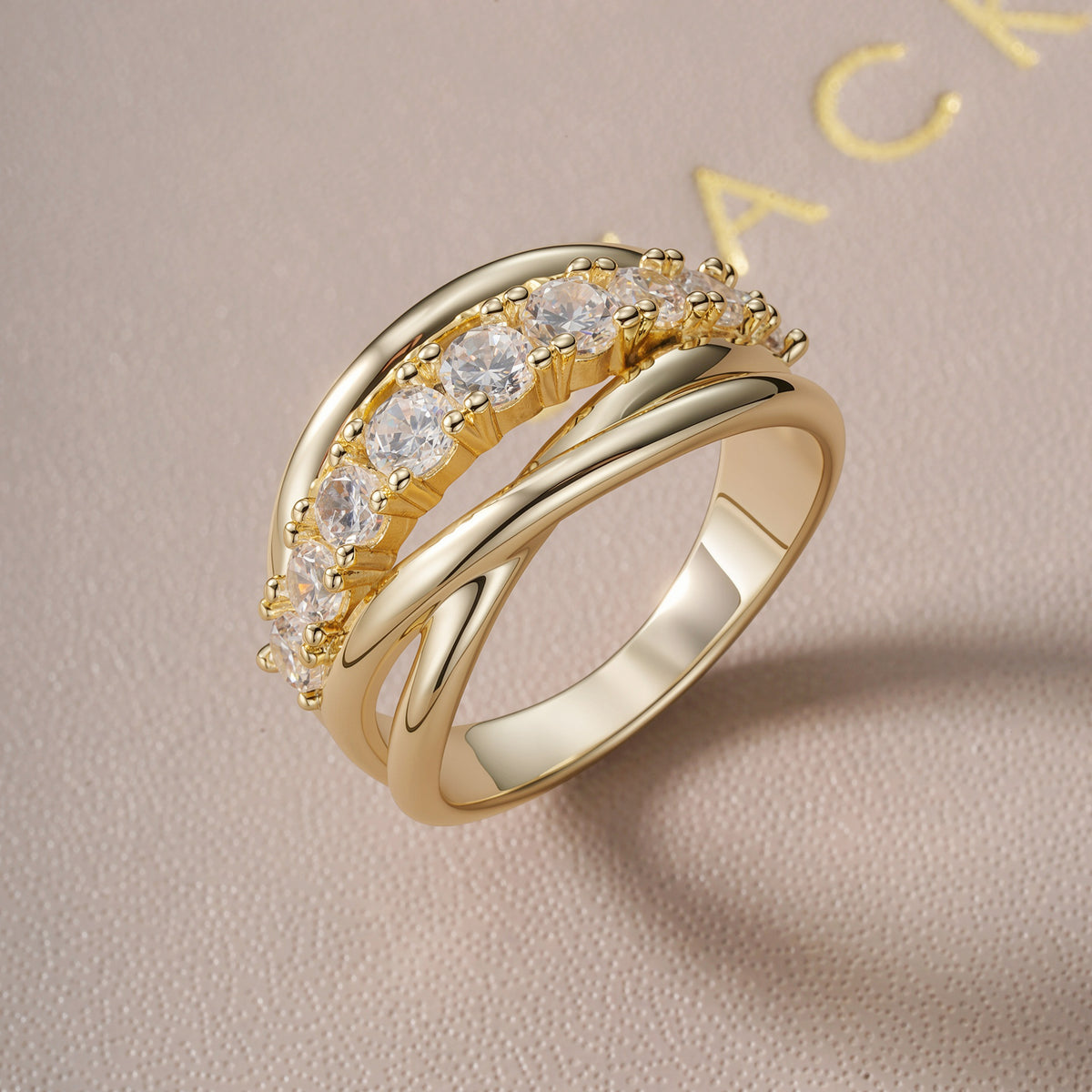 Entwined Crystal Ring ✨
