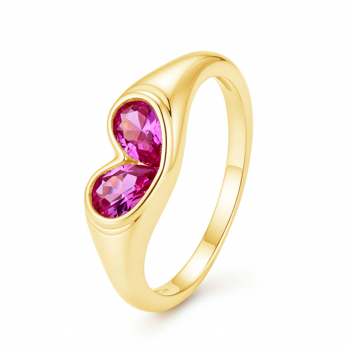 Amorette Pink Heart Ring ✨