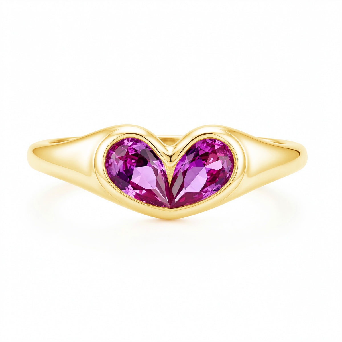 Amorette Pink Heart Ring ✨